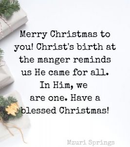 Religious Christmas Messages for Cards