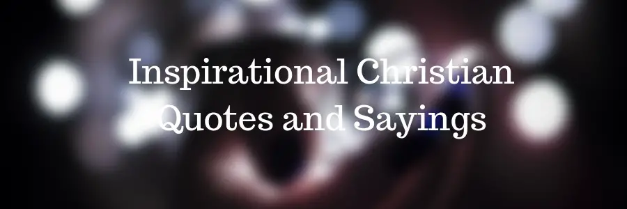 Inspirational Christian Quotes