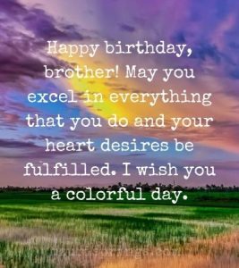 Heart Touching Birthday Wishes for Brother