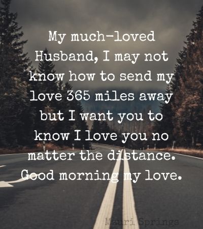 Good Morning Messages for Him Long Distance