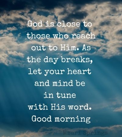 Good Morning Prayer Text Message