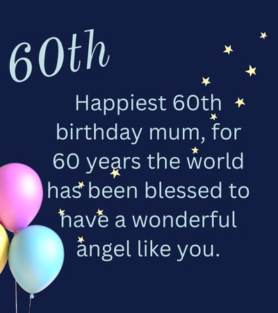 60th birthday wishes for mom