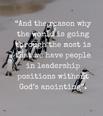 Anointing of Leaders by God