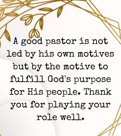 Appreciation Quotes for Pastors