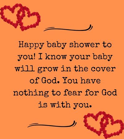 Baby Shower Blessings Words