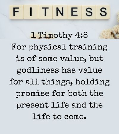 Bible Verse About Exercise