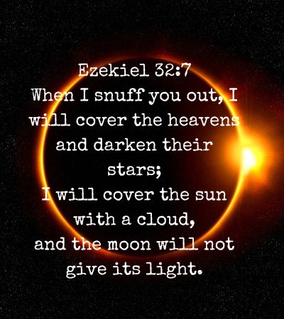 Bible Verse about Solar Eclipse