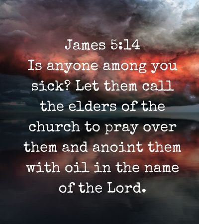 Bible Verses About the Anointing of the Sick