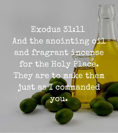 Bible Verses about Anointing Oil