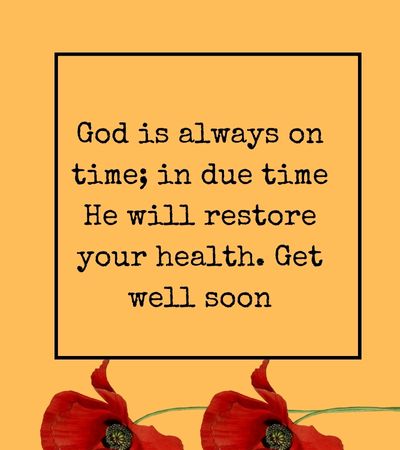 Biblical Get Well Soon Messages