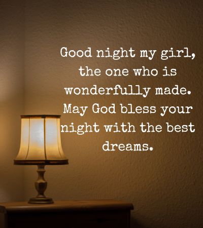 Biblical Good Night Message for Her