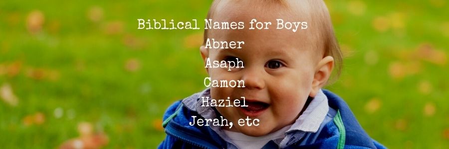 Biblical Names for Boys - Boys Names in the Bible