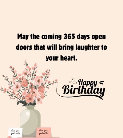 Biblical birthday wishes to godmother