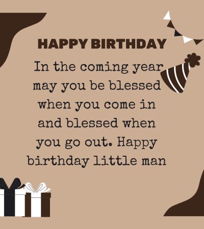 Birthday Blessing Wishes for Little Boy