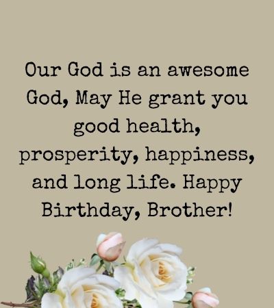 Birthday Blessings for Brother