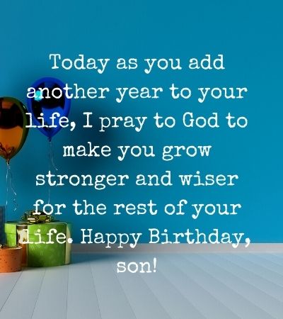 Blessing Birthday Wishes for Son