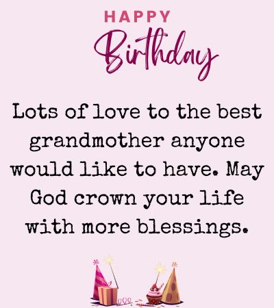 Christian Birthday Wishes for Grandma