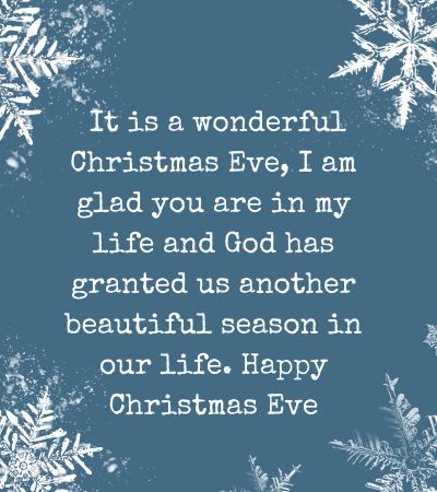 Christmas Eve Message for Husband