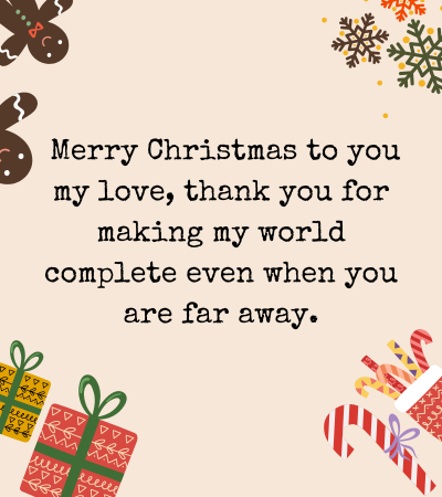 Christmas Message for Boyfriend Long Distance 2023 - Mzuri Springs