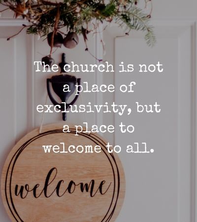 Church Welcome Message