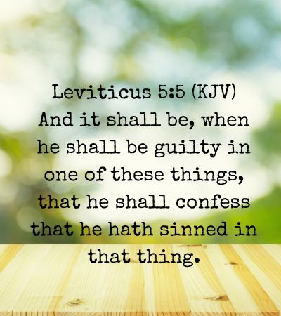 Confession Bible Verses