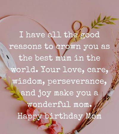 Emotional Birthday Wish to Mother