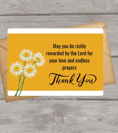 Free Christian Thank You Card