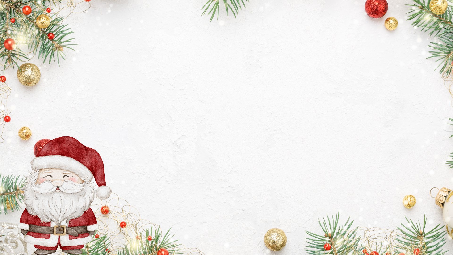 Free christmas background with santa