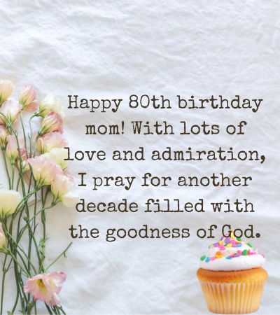 Godly 80th Birthday Wishes