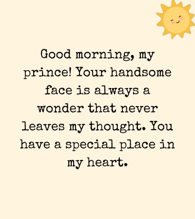 Good Morning Message for Him to Make Him Smile Long Distance