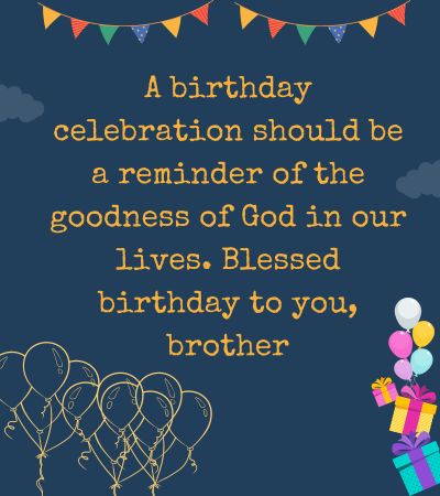 Happy Birthday Brother Religious Quotes