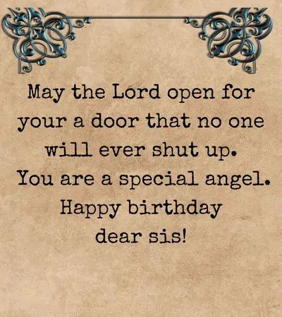 Happy Birthday Sister Spiritual Quotes