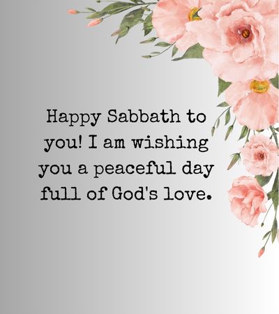 Happy Sabbath Message for Her