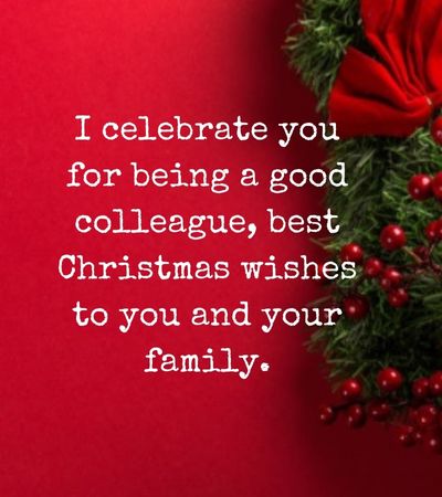 Holidays Wishes for Colleagues