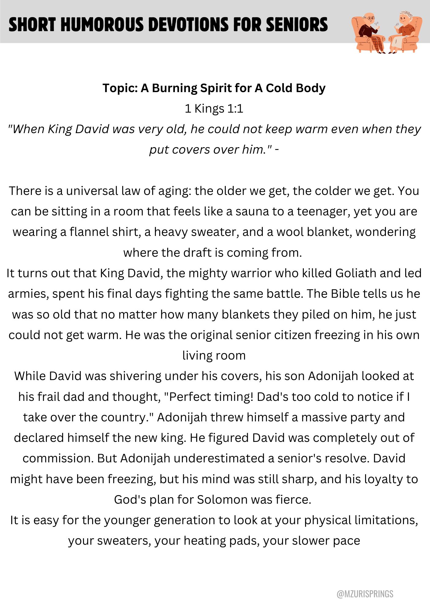 Humorous Devotions for Seniors PDF