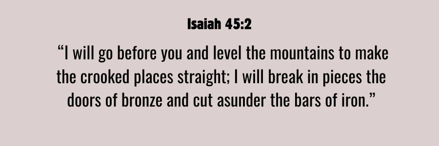 Isaiah 45.2
