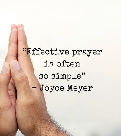 Joyce Meyer Teaching On Prayer