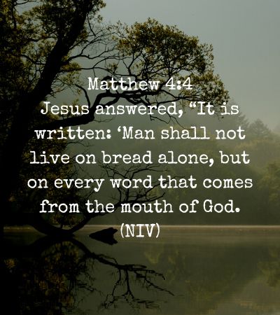 Man Shall Not Live By Bread Alone