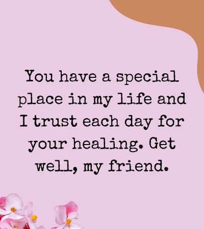 Message for Healing for a Friend