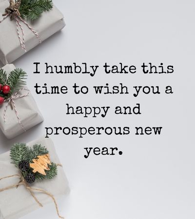 Professional New Year Wishes