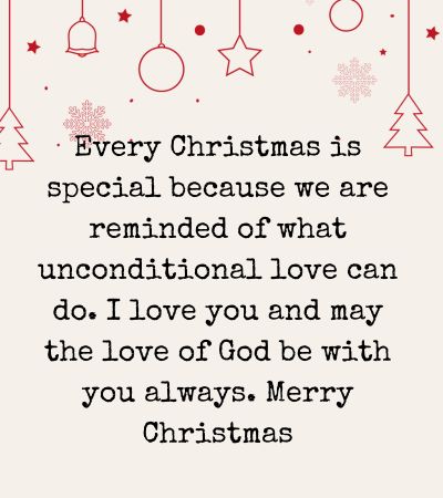 Religious Christmas Message for Wife