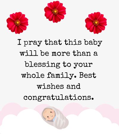Religious Congratulations On a New Baby