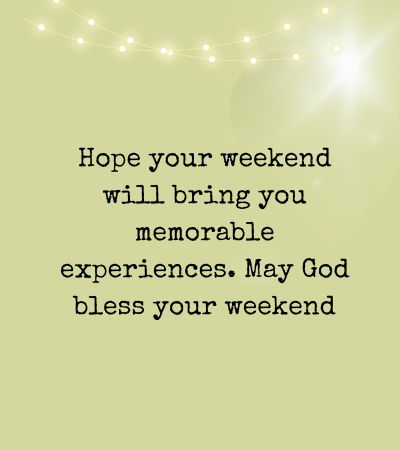 Religious Weekend Wishes