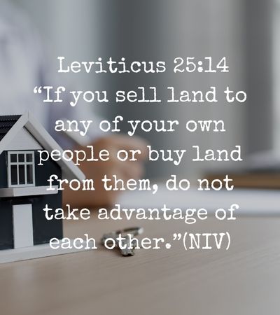 Scripture for Selling Property