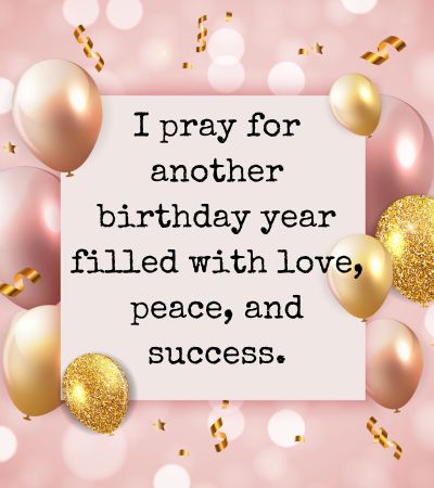 Short Birthday Prayer for Myself