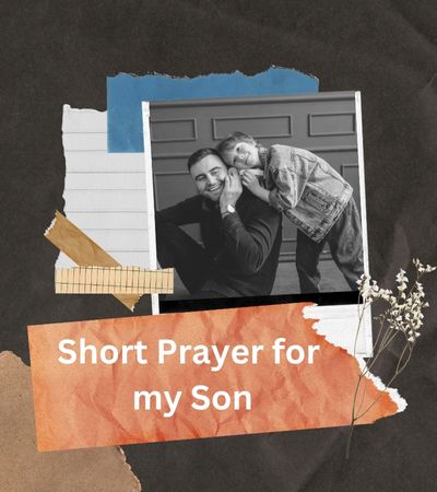 Short Prayer for my Son