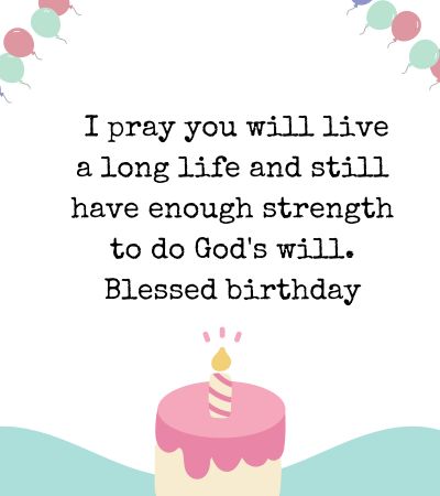 Spiritual Birthday Messages for Elderly