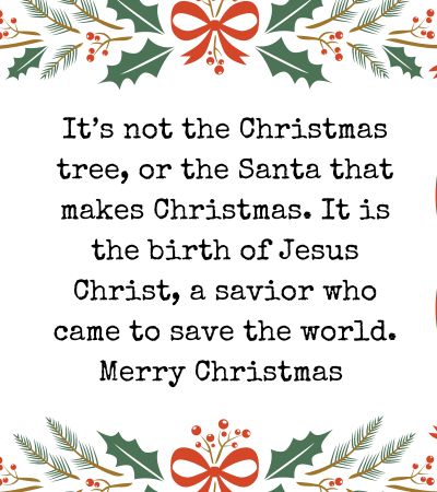 Spiritual Christmas Card Messages