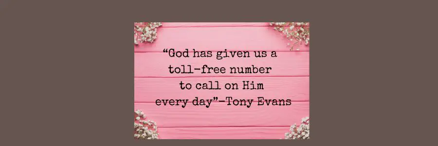 Tony Evans On Prayer