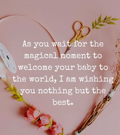 baby shower wishes for your best friend